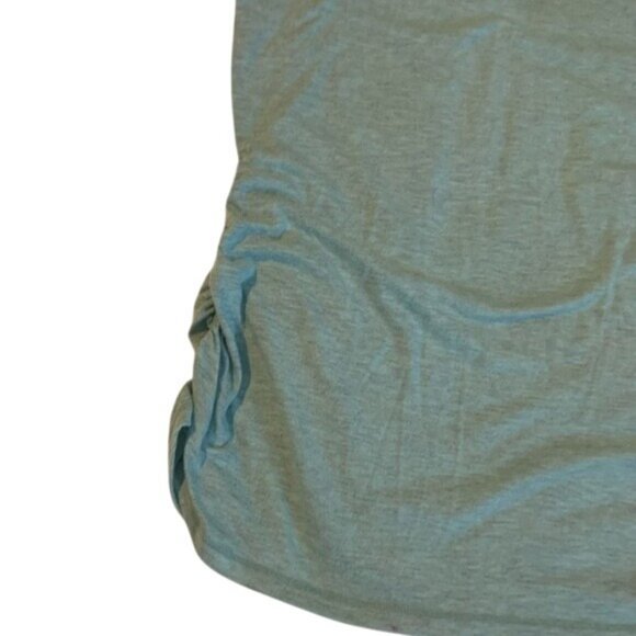 Athletic Works Womens Sleeveless Side-Ruched Tank Top XL Polyester Rayon Spandex - Picture 5 of 7